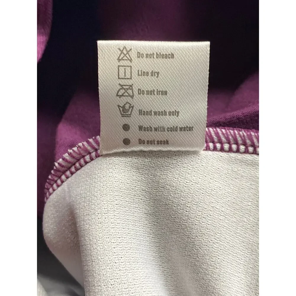 Brand New WYHDY Girls 3X Purple Dance Unitard Leotard Sleeveless One Piece